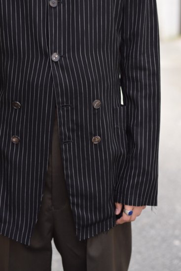 BED J.W. FORD(20SS)/ベッドフォード/stand collar stripe jacket bk - IDIOME | ONLINE  SHOP 熊本のセレクトショップ