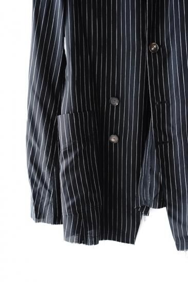 BED J.W. FORD(20SS)/ベッドフォード/stand collar stripe jacket bk - IDIOME | ONLINE  SHOP 熊本のセレクトショップ