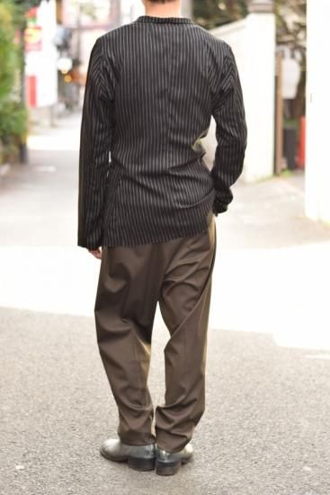 BED J.W. FORD(20SS)/ベッドフォード/stand collar stripe