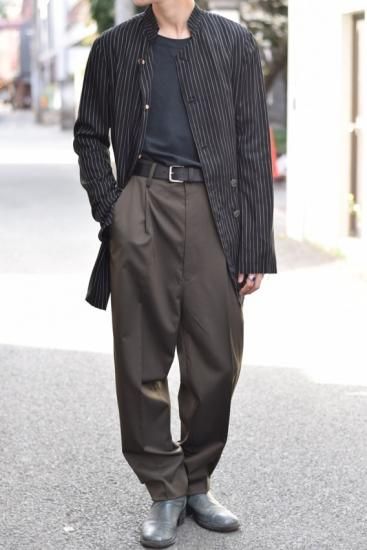BED J.W. FORD(20SS)/ベッドフォード/stand collar stripe BED J.W. FORD(20SS)/ベッドフォード/stand collar stripe