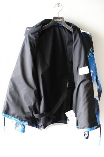 TOGA VIRILIS 19ss ナイロンフーディーブルゾントーガビリリーズ