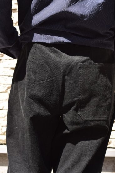 WELLDER(20SS)/ウェルダー/Single Forward Pleated Wide Trousers bk - IDIOME |  ONLINE SHOP 熊本のセレクトショップ