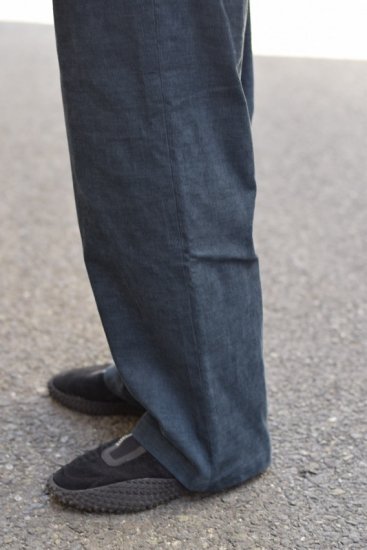 WELLDER(20SS)/ウェルダー/Single Forward Pleated Wide Trousers b