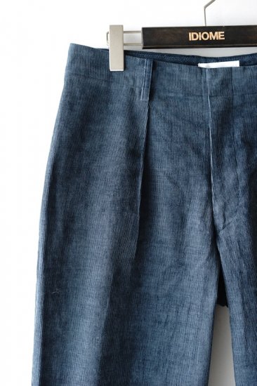WELLDER(20SS)/ウェルダー/Single Forward Pleated Wide Trousers b.grey - IDIOME |  ONLINE SHOP 熊本のセレクトショップ