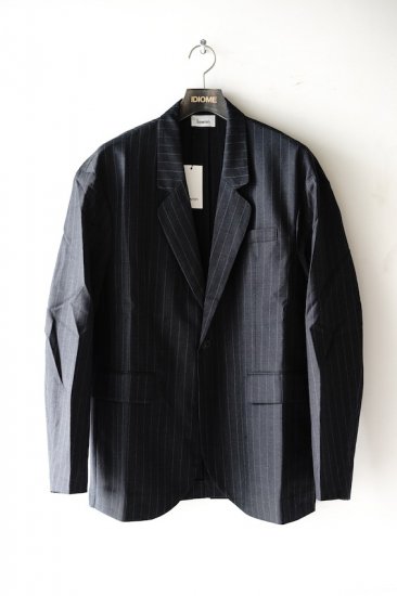 lownn(20SS)/ローン/relaxed blazer d.grey-st - IDIOME | ONLINE SHOP 熊本のセレクトショップ