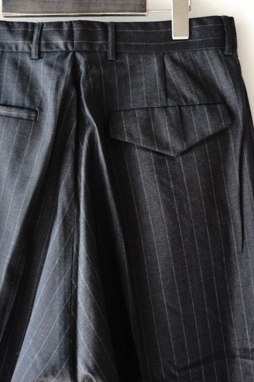 lownn(20SS)/ローン/long wide pants d.grey-st - IDIOME | ONLINE SHOP 熊本のセレクトショップ