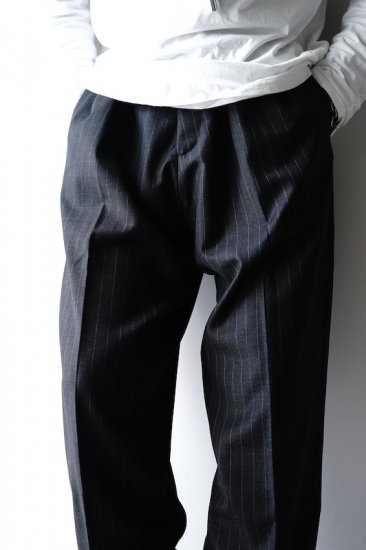 lownn(20SS)/ローン/long wide pants d.grey-st - IDIOME | ONLINE SHOP 熊本のセレクトショップ