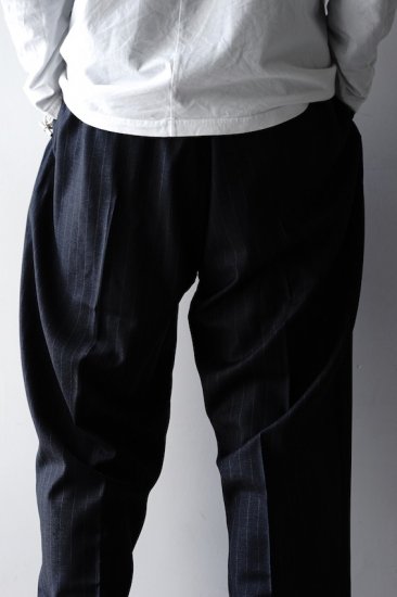 lownn(20SS)/ローン/long wide pants d.grey-st - IDIOME | ONLINE SHOP 熊本のセレクトショップ