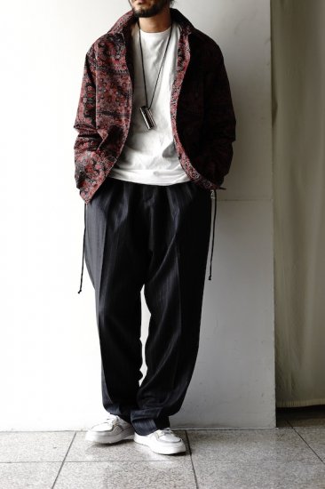 lownn(20SS)/ローン/long wide pants d.grey-st - IDIOME | ONLINE SHOP 熊本のセレクトショップ