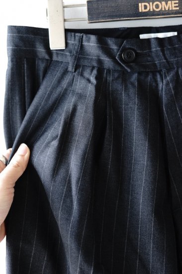 lownn(20SS)/ローン/long wide pants d.grey-st - IDIOME | ONLINE