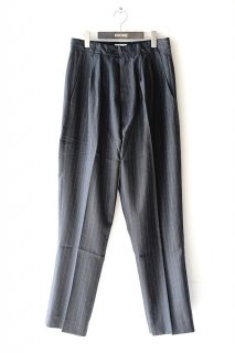 lownn(20SS)/ローン/long wide pants d.grey-st