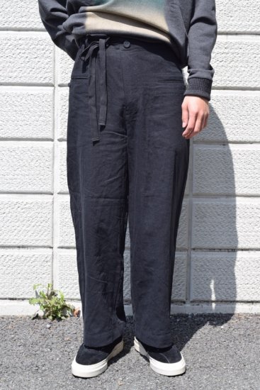 EASY TO WEAR(20SS)/イージートゥーウェア/Linen Canvas Baggy Pants - IDIOME | ONLINE  SHOP 熊本のセレクトショップ