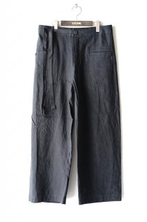 EASY TO WEAR(20SS)/イージートゥーウェア/Linen Canvas Baggy Pants