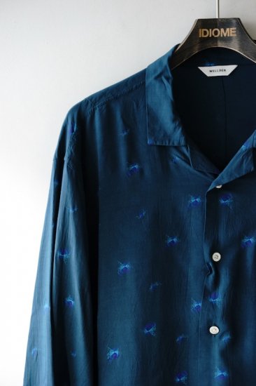 WELLDER(20SS)/ウェルダー/Drawstring Shirt green - IDIOME | ONLINE SHOP  熊本のセレクトショップ