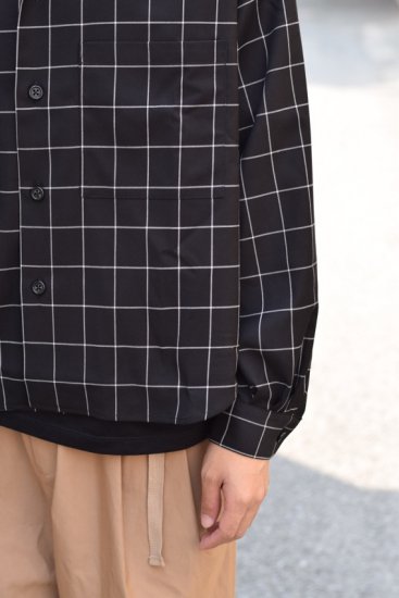 superNova./スーパーノヴァ/Big shirt jacket-window pane - IDIOME | ONLINE SHOP  熊本のセレクトショップ