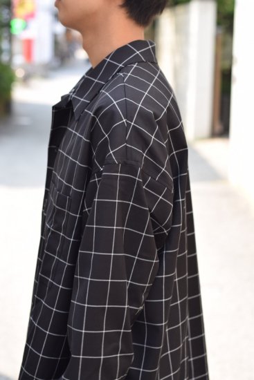 superNova.(20SS)/スーパーノヴァ/Big shirt jacket-window pane - IDIOME | ONLINE  SHOP 熊本のセレクトショップ