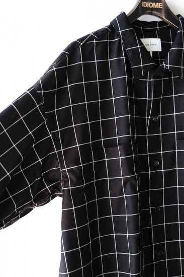 superNova./スーパーノヴァ/Big shirt jacket-window pane - IDIOME | ONLINE SHOP  熊本のセレクトショップ