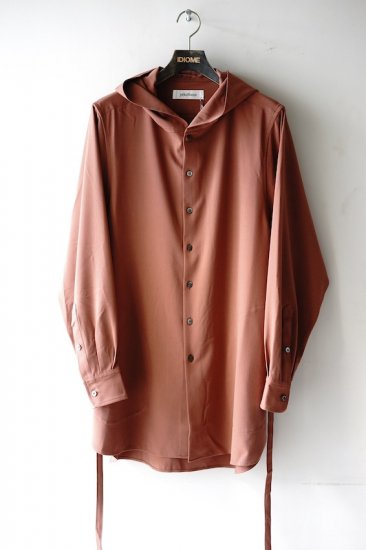 プラスターナ prasthana Strings Hooded Shirt ストリングフード長袖