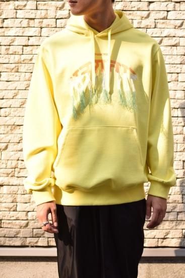 doublet(20AW)/ダブレット/THANK YOU FRINGE EMBROIDERY HOODIE yellow - IDIOME |  ONLINE SHOP 熊本のセレクトショップ