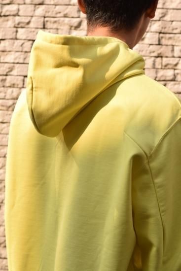 doublet/ダブレット/THANK YOU FRINGE EMBROIDERY HOODIE yellow