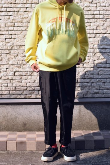 doublet/ダブレット/THANK YOU FRINGE EMBROIDERY HOODIE yellow - IDIOME | ONLINE  SHOP 熊本のセレクトショップ