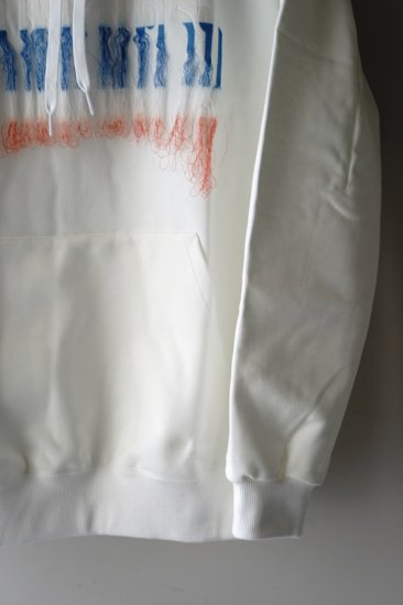 doublet/ダブレット/THANK YOU FRINGE EMBROIDERY HOODIE wh - IDIOME | ONLINE SHOP  熊本のセレクトショップ