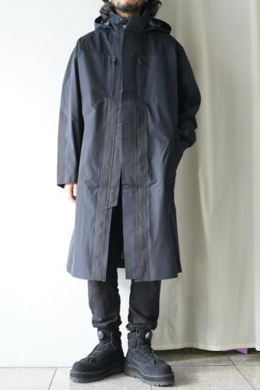 BLK-GORETEX STAND COLLAR COAT - IDIOME | ONLINE SHOP 熊本の
