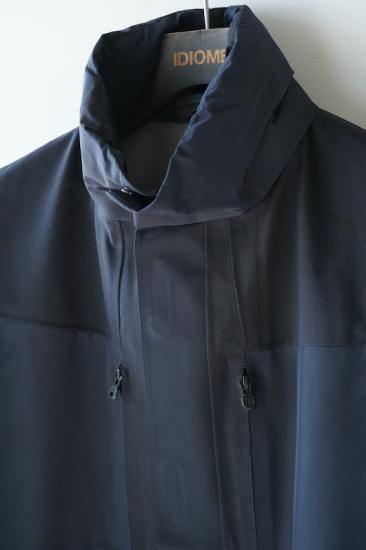 BLK-GORETEX STAND COLLAR COAT - IDIOME | ONLINE SHOP 熊本の BLK-GORETEX STAND COLLAR COAT - IDIOME | ONLINE SHOP 熊本の