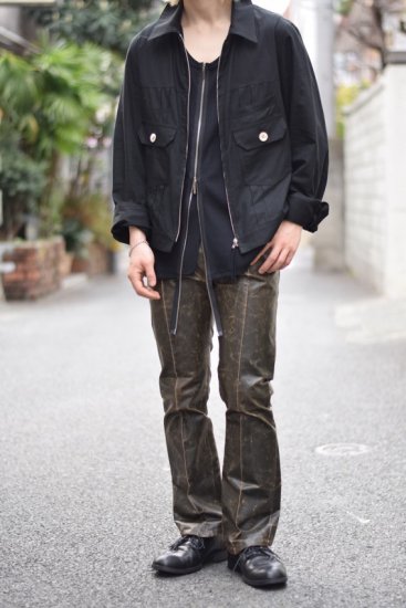 Chameleon coating trousers - IDIOME | ONLINE SHOP 熊本のセレクトショップ