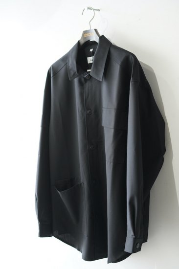 Utility Long Shirt - Wool - IDIOME | ONLINE SHOP 熊本のセレクトショップ