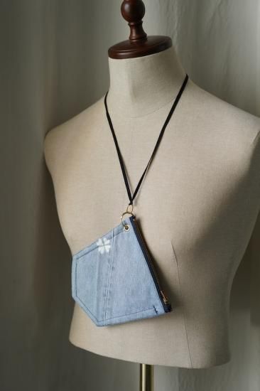VINTAGE DENIM POUCH-THE IDIOME ex - IDIOME | ONLINE SHOP