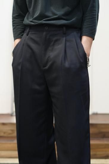 IRENISA 21SS TWO TUCKS WIDE PANTS