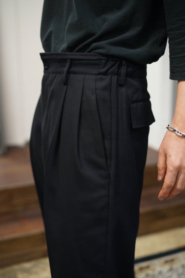 IRENISA 21SS TWO TUCKS WIDE PANTS ベルト付き | gulatilaw.com