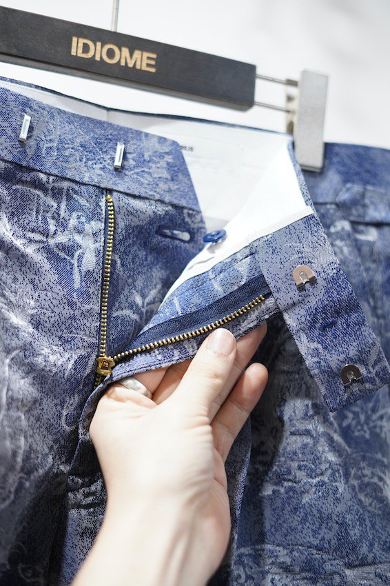 Polyester jacquard pants   IDIOME   ONLINE SHOP 熊本のセレクトショップ
