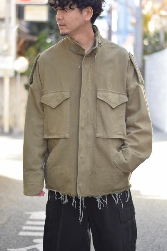 doublet SILK TWILL MILITARY BLOUSON - ミリタリージャケット