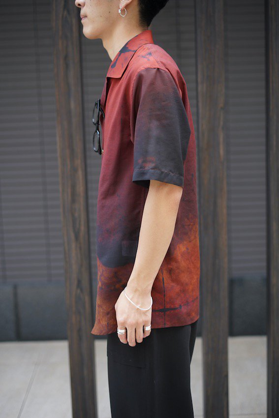 Open Collar Half Sleeve IWAMOTO Blouse - IDIOME | ONLINE SHOP 熊本のセレクトショップ