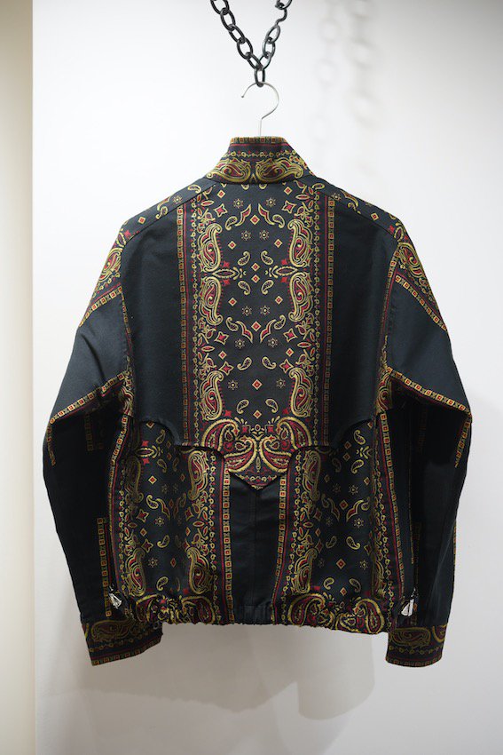 TOGA VIRILIS Paisley jacquard blouson-