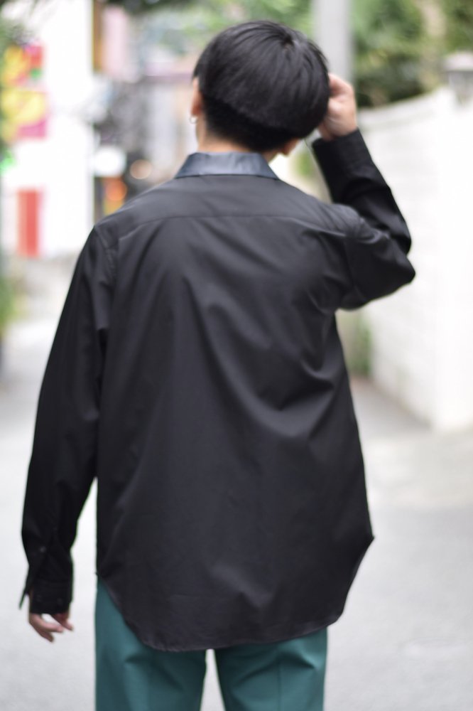 LEATHER BUZAM SHIRTS - IDIOME | ONLINE SHOP 熊本のセレクトショップ