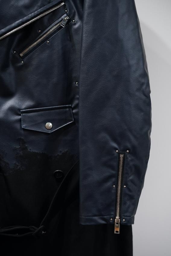 TRENCH COAT×RIDERS JACKET - IDIOME | ONLINE SHOP 熊本の TRENCH COAT×RIDERS JACKET - IDIOME | ONLINE SHOP 熊本の