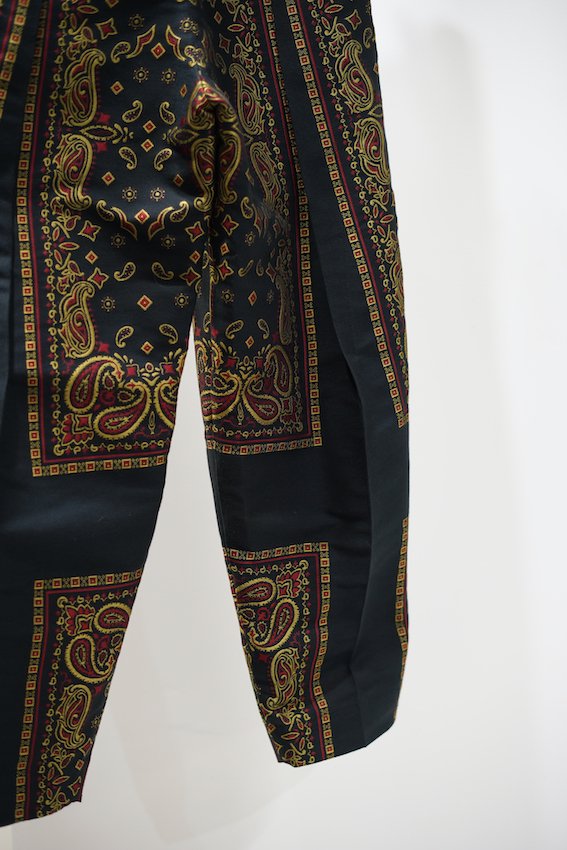 YANTOR paisley jacquard wool hlmo pants-