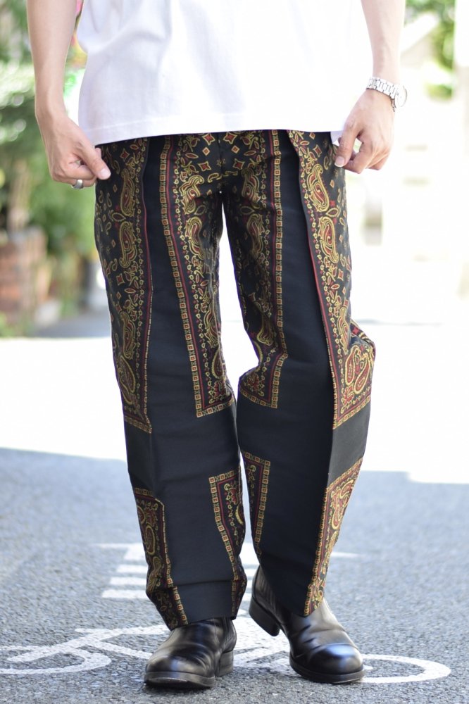 Paisley jacquard pants - IDIOME | ONLINE SHOP 熊本のセレクトショップ