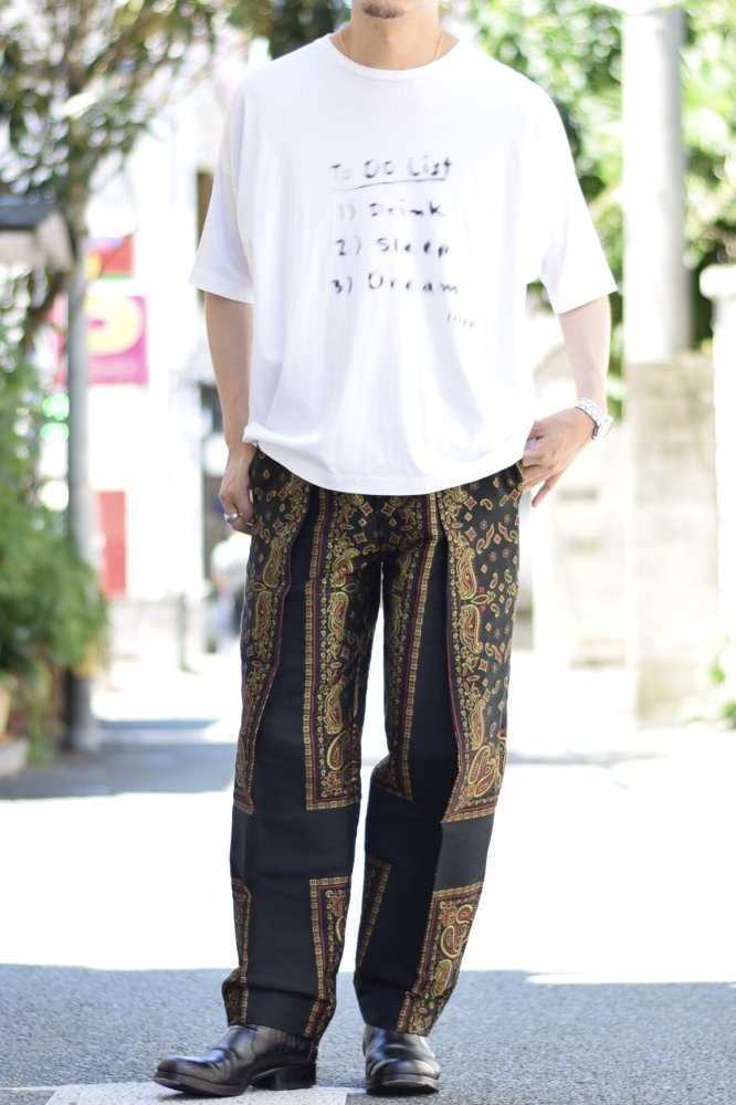 Paisley jacquard pants - IDIOME | ONLINE SHOP 熊本のセレクトショップ