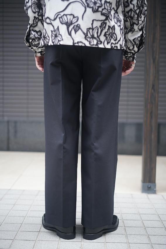 WEB限定デザイン IRENISA two tuck wide pants 2021ss - スラックス