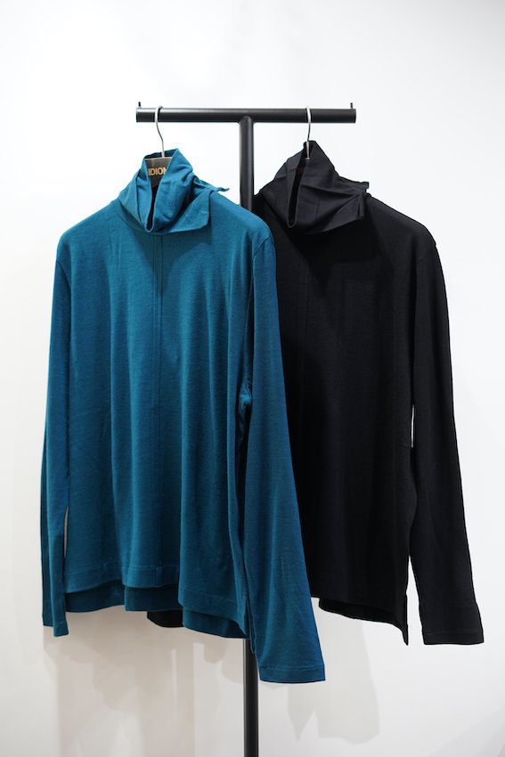 DOUBLE HIGHNECK LS T-SHIRTS - IDIOME | ONLINE SHOP 熊本のセレクトショップ