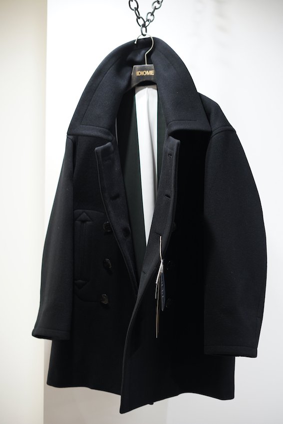 Water-repellent Wool Melton PEA Coat - IDIOME | ONLINE SHOP 熊本の