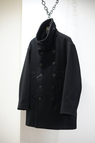 Water-repellent Wool Melton PEA Coat<img class='new_mark_img2' src='https://img.shop-pro.jp/img/new/icons14.gif' style='border:none;display:inline;margin:0px;padding:0px;width:auto;' />