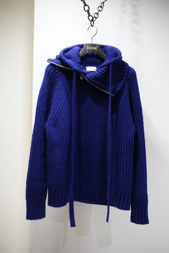 Turtleneck Hooded Knit