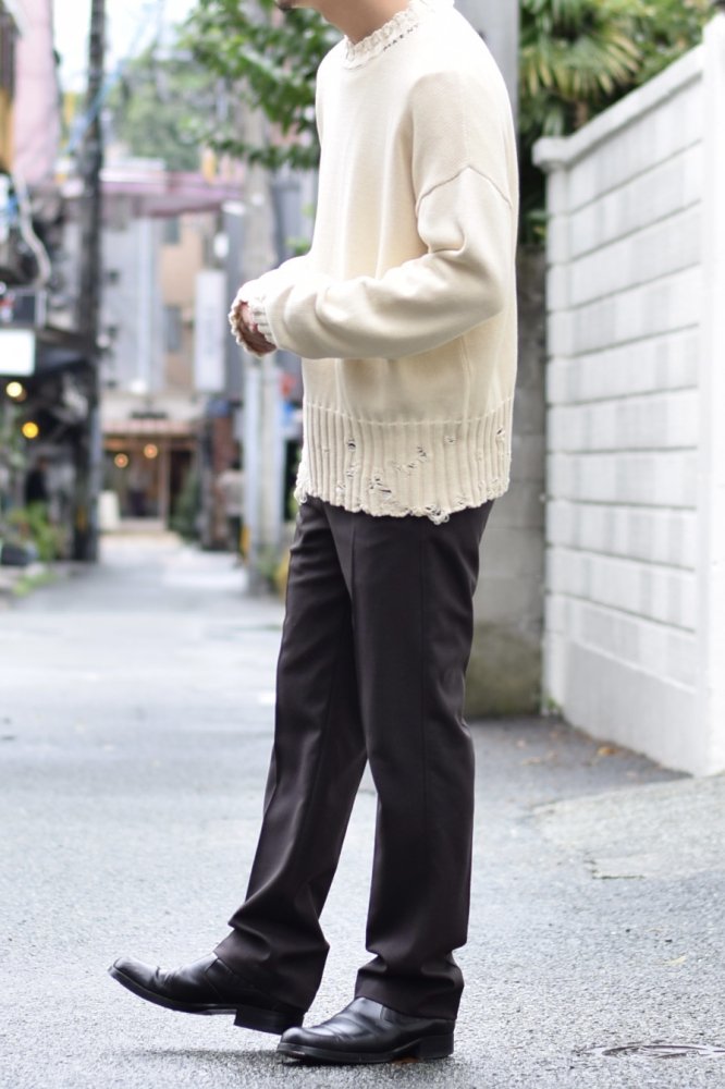 Tropical Wool Flared Pants - IDIOME | ONLINE SHOP 熊本のセレクト