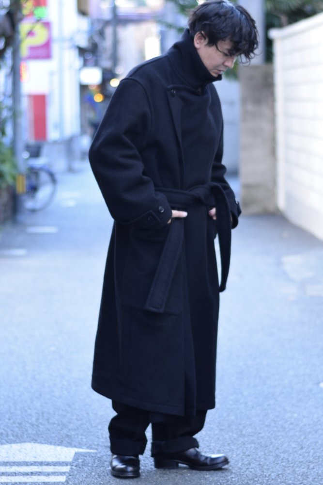 LEMAIRE WRAP COAT XS Black ルメール ラップコート | www.myglobaltax.com