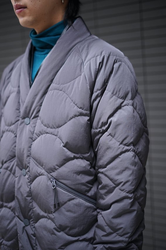 WM×TAION QUILTED HANTEN charcoal - IDIOME | ONLINE SHOP 熊本の